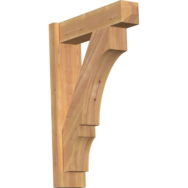 Ekena Millwork Balboa Smooth Craftsman Outlooker, Western Red Cedar, 5 1/2"W x 20"D x 28"H OUT06X20X28BOA04SWR - main